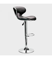 Handsome with the right amount of rugged, this bar chair is the perfect complement to your kitchen island or bar area. Jorja Contemporary Pu Bar Chair Black Bar Chairs