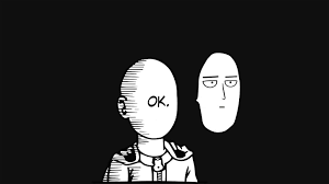 Black And White Anime Wallpaper 4k Drawn Digital Art 039 1080p To 4k Imgur One Punch Man One Punch One Punch Man Anime
