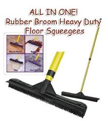 All In One Rubber Broom Heavy Duty Floor Squeegees Sweeps Scrubs W Telescoping Handle Koolatron Http Www Amazon Com Dp B00295 Rubber Broom Broom Rubber
