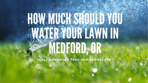 Water in the fall your lawn still needs water in autumn, even though the leaves are changing, the growing season is winding down and your grass isn't growing as fast. How Much Should You Water Your Lawn In Medford Or Advanced Tree Service