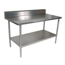 Wire brushed tabletop adds character and richness, while a convenient storage shelf holds extra dinnerware beneath this attractive kitchen table. Kitchen Stainless Steel Table Ss Kitchen Table à¤¸ à¤Ÿ à¤¨à¤² à¤¸ à¤¸ à¤Ÿ à¤² à¤• à¤šà¤¨ à¤Ÿ à¤¬à¤² à¤œ à¤—à¤° à¤§ à¤‡à¤¸ à¤ª à¤¤ à¤¸ à¤¬à¤¨ à¤°à¤¸ à¤ˆ à¤• à¤Ÿ à¤¬à¤² In Jadavpur Kolkata Sk Kitchen Equipment Id 20824284088