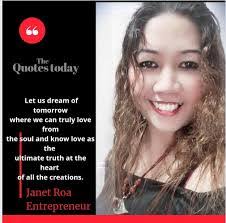 Janet Roa's Instagram, Twitter & Facebook