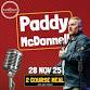 Comedy Show with Paddy McDonnell event image