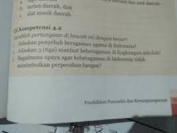 Uji Kompetensi 4 2 Pkn Kls 7 Hal 113cepetan Dijawab Yaa Kaa Makasih Brainly Co Id