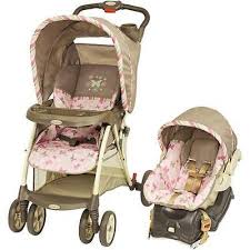 Baby Kid Stuff Baby Stroller Pink Tan Butterfly Print Infant Safety Car Seat Travel System Baby Trend Stroller Travel Systems For Baby Best Baby Strollers