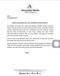 Suruhanjaya komunikasi dan multimedia malaysia. Kenyataan Suruhanjaya Komunikasi Dan Multimedia Malaysia Facebook