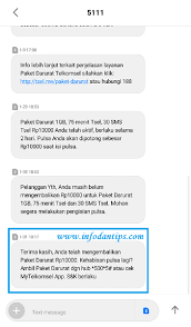 Cara hutang pulsa telkomsel yang kedua adalah melalui sms. Cara Berhenti Paket Darurat Sos Telkomsel