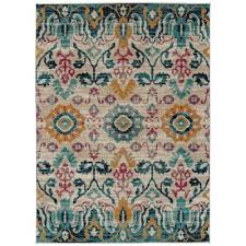 For narrow spaces, use multiple rugs to help break up the space and define areas such as a seating spot and place to grill. Kaleen Zuma Beach Collection Multi 2 Ft 2 In X 7 Ft 6 In Runner Rug Zum13 86 2276 The Home Depot