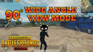 Pubg Mobile 90 Wide Angle View Mode Tutorial Youtube