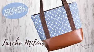 Es stehen 9477 schnittmuster tasche auf etsy zum verkauf, und sie kosten im durchschnitt 8,53 €. Tasche Milow Nahen Inkl Kostenlosen Schnittmuster Youtube