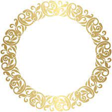 Image Result For Art Nouveau Circle Arabesco Dourado Png Molduras De Luxo Molduras Redondas