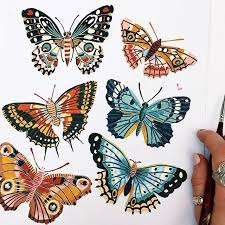 P I N T E R E S T Chrissstinaeileen Butterfly Painting Art Painting Butterfly Art