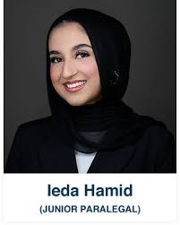 Ieda: Junior Paralegal & Aspiring Attorney