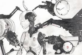 Bjork All Is Full Of Love Gif Chris Cunningham All Is Full Of Love Robot Illustration Cyberpunk Cunningham