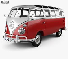 3d Model Of Volkswagen Transporter T1 1950 Volkswagen Transporter Volkswagen Volkswagen Van