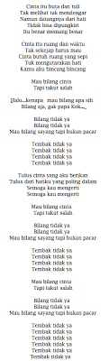 Lirik Lagu Al Ghazali Lagu Galau Dunia Not Angka