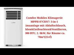 Comfee Mpph 07crn7 Mobiles Klimagerat Bedienungsanleitung Youtube In 2020 Home Appliances Air Conditioner Conditioner