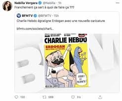 Caricatures de charlie hebdo projetees sur l'hotel de region a montpellier. Nabilla S Indigne De La Caricature De Charlie Hebdo Avec Erdogan Mce Tv