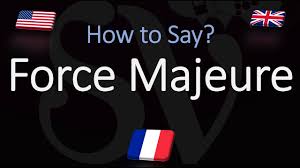 How To Pronounce Force Majeure Correctly English American French Pronunciation Youtube