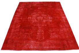Vintage area rugs thoroughly indulge today's preference for home decor with heirloom character and modern flair. Vintage Rug Red In 360x290cm 1001 3360 Carpetido De