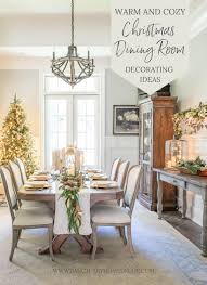 Cozy Christmas Dining Room Decorating