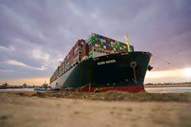 The stern of a huge container ship that has been wedged across the suez canal for almost a week has been freed from the shoreline, officials say. W6rlo3ucfzcvkm