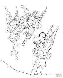 Tinkerbell Met Vrienden Kleurplaat Gratis Kleurplaten Printen