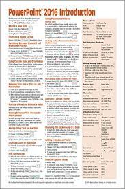 Microsoft Powerpoint 2016 Introduction Quick Reference Guide Windows Version Cheat Sheet Of Instructions Tips Shortcuts Laminated Card By Beezix Inc Microsoft Powerpoint Powerpoint Tutorial Windows Versions