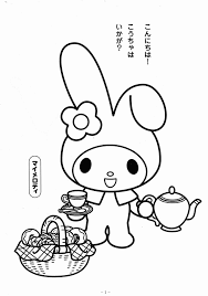 Create unusual characters, explore the beautiful game world. My Melody Coloring Pages Best Coloring Pages For Kids