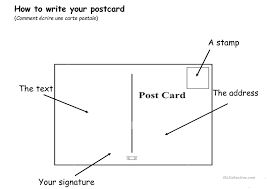 Guide to thank you notes. How To Write A Postcard 2 English Esl Powerpoints For Distance Learning And Physical Classrooms