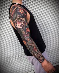 Tattoo design / tattoo art has been practiced for centuries in many cultures and spread throughout the world. 50 Creative Sleeves By Some Of The Best Tattoo Artists Tattoo Ideas Artists And Models