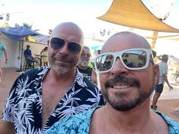 Birthday photo op with DJ and family