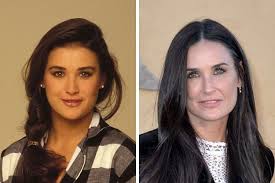 Demi moore married freddy moore on 8th february 1980, with the couple's divorce. Demi Moore Then Now Albany Daily News Demi Moore Celebrities Then And Now Celebrities