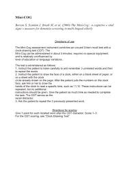 Image result for Mini-Cognitive Assessment Instrument