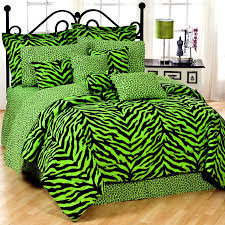 Zebra Print And Lime Green Bedroom Ideas Zebra Bedding Green Bedding Zebra Print Bedding