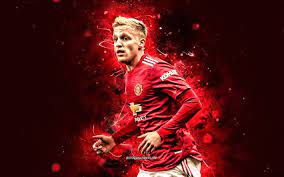 Donny van de beek in 2021: Herunterladen Hintergrundbild Donny Van De Beek 2021 4k Manchester United Fc Niederlandische Fussballer Rote Neonlichter Premier League Fussball Donny Van De Beek 4k Man United Donny Van De Beek Manchester United Fur