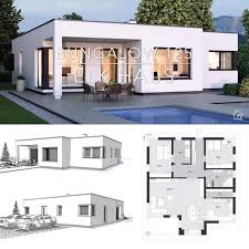 Modern Home Design One Floor Interior Design En 2020 Plan Maison Architecte Plan Architecture Maison Constructeur Maison Moderne