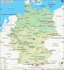 The unification of germany is often depicted as the inevitable outcome of the consolidation process. Large Germany Map Image Large Germany Map Hd Picture