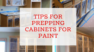 Check spelling or type a new query. Tips For Prepping Cabinets For Paint Dengarden
