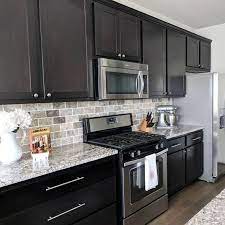 However, this kitchen is anything but simple. Backsplash Tile Dark Cabinets Novocom Top