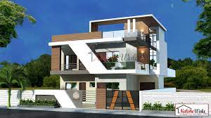 2 bed rooms 2 attached & 1 common toilet first floor: Modern Double Storey House 3d Front Elevation Small House Elevation Design Kerala House Design Duplex House Design