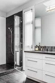 This collection includes the best options for your black and white bathroom tiles to make it adorable. Black And White Bathroom With White Honeycomb Roller Shade Modern Bathroom