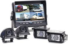 Get the boyo 7 digital wireless backup system with heavy duty night vision camera. Amazon Com Backup Camera System 4 Camera Setup With Quad View Display Rvs 062710 By Rear View Safety Electronics