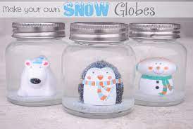 Diy Snow Globes For Kids Diy Snow Globe Christmas Snow Globes Diy Fun Holiday Crafts