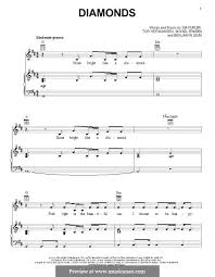 Check spelling or type a new query. Diamonds Rihanna By B Levin M S Eriksen S Furler On Musicaneo