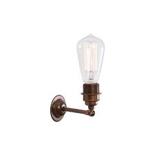 The unusual bulbs and detailed bulb filament create a. Industrial Vintage Minimalist Wall Light Antique Brass Designer Lights