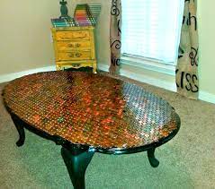 The penny coffee table is made of solid beech wood throughout, with natural or lacquer finish, or in lacquered beech.‎ thanks to the choice of different wood stains and colours, it suits multiple spaces. Copper Top Penny Coffee Table Diy