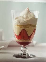Strawberry Parfait Made With Olive Oil Cake