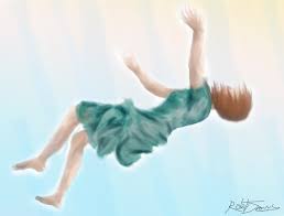 Falling Backwards Anime Girl Falling From The Sky Anime Wallpapers Draw a hole in grid paper with cubes floating off and cartoon boy falling through easy step by step drawing tutorial for kids. falling backwards anime girl falling