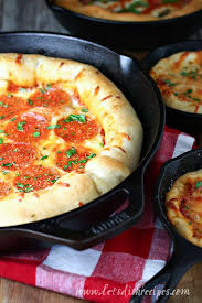 Cast Iron Skillet Pepperoni Pizza Recipe Pizza Recipes Recipes Easy Pasta Recipes